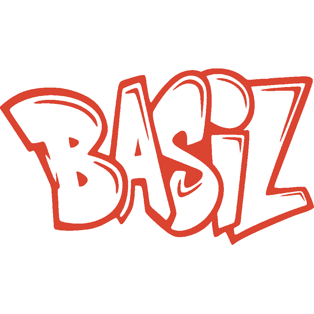 Wall sticker: customization of Basil Graffiti