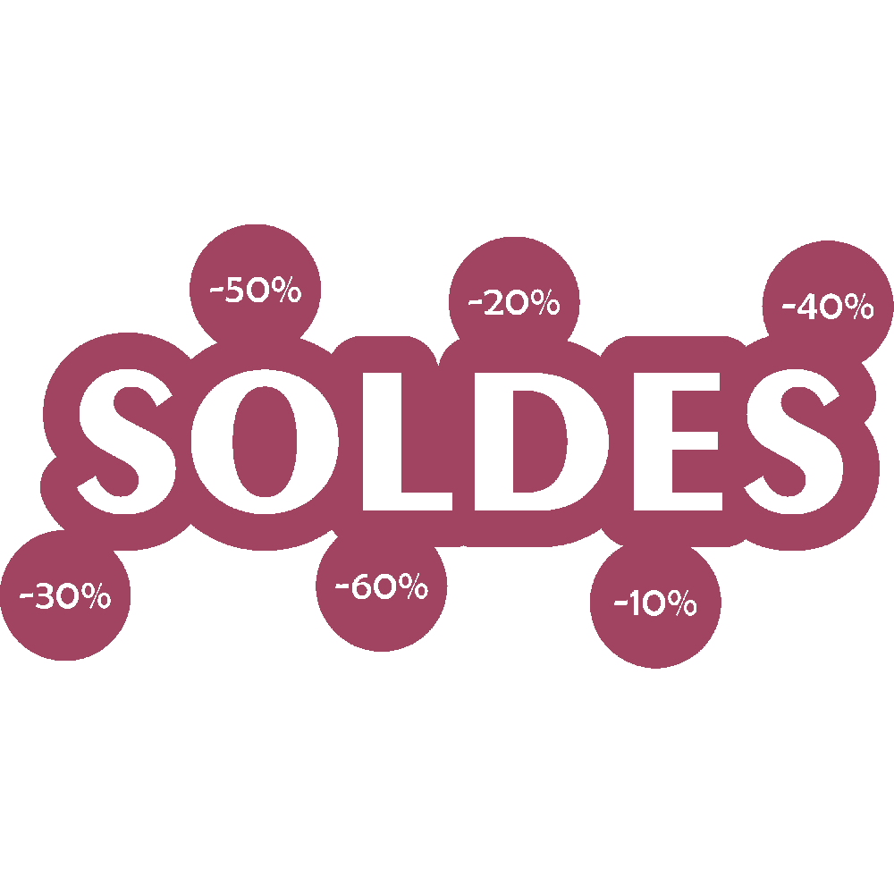 Wall sticker: customization of Soldes 01