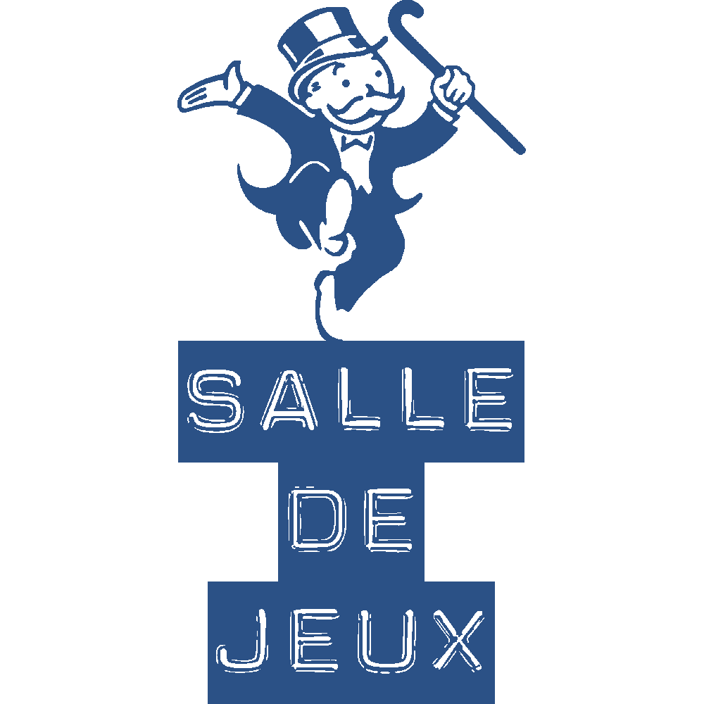 Muur sticker: aanpassing van Salle de jeux 03