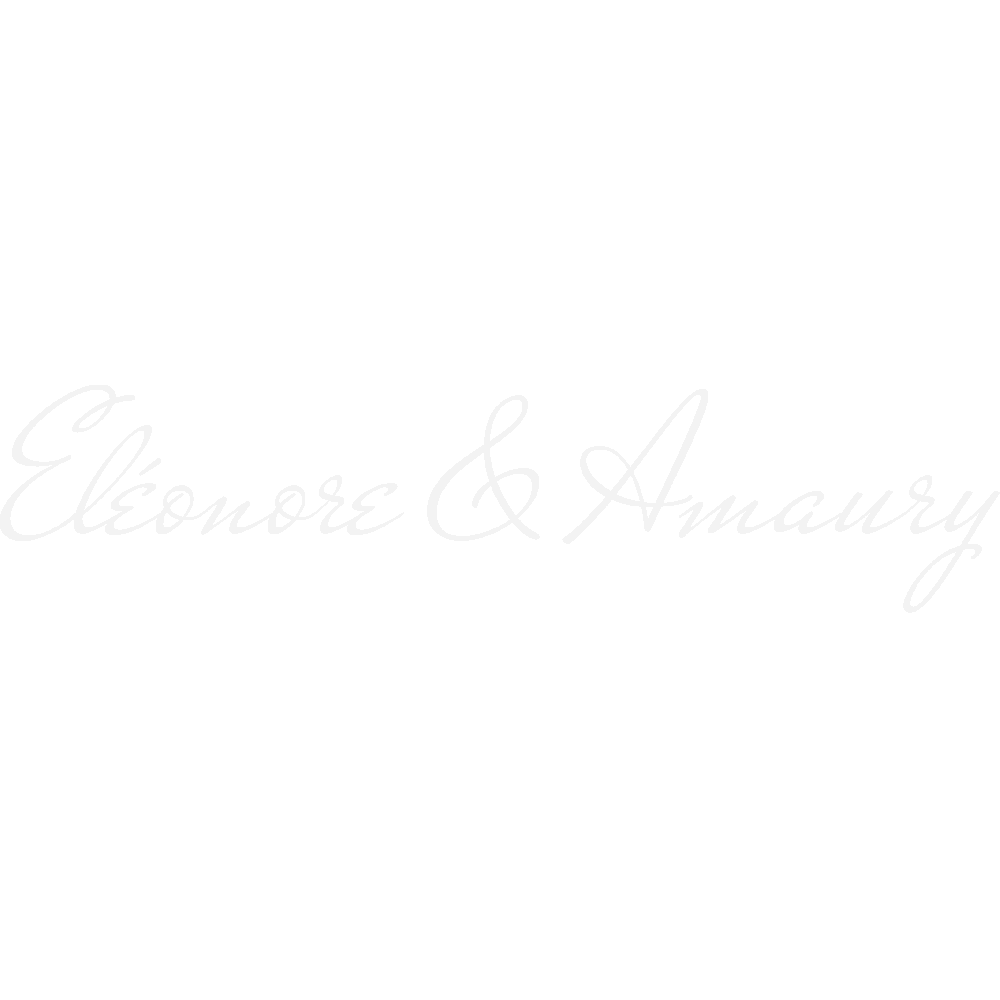 Muur sticker: aanpassing van Elonore et Amaury Romantique