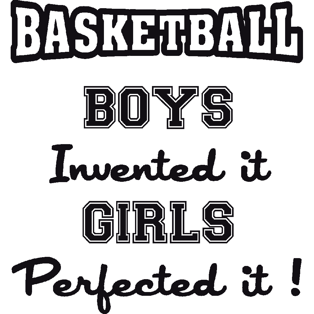 Personnalisation de T-Shirt Basketball Girl