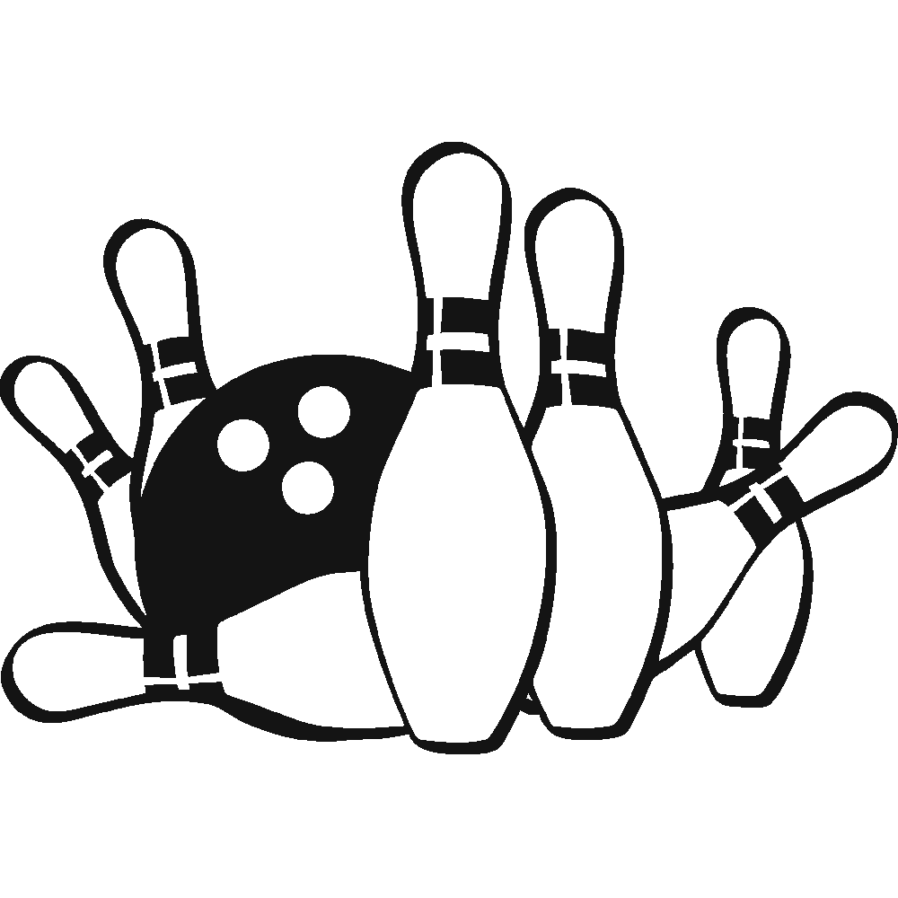 Wall sticker: customization of Bowling