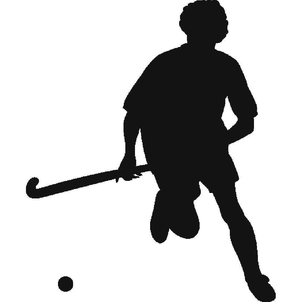 Muur sticker: aanpassing van Hockey Gazon 1