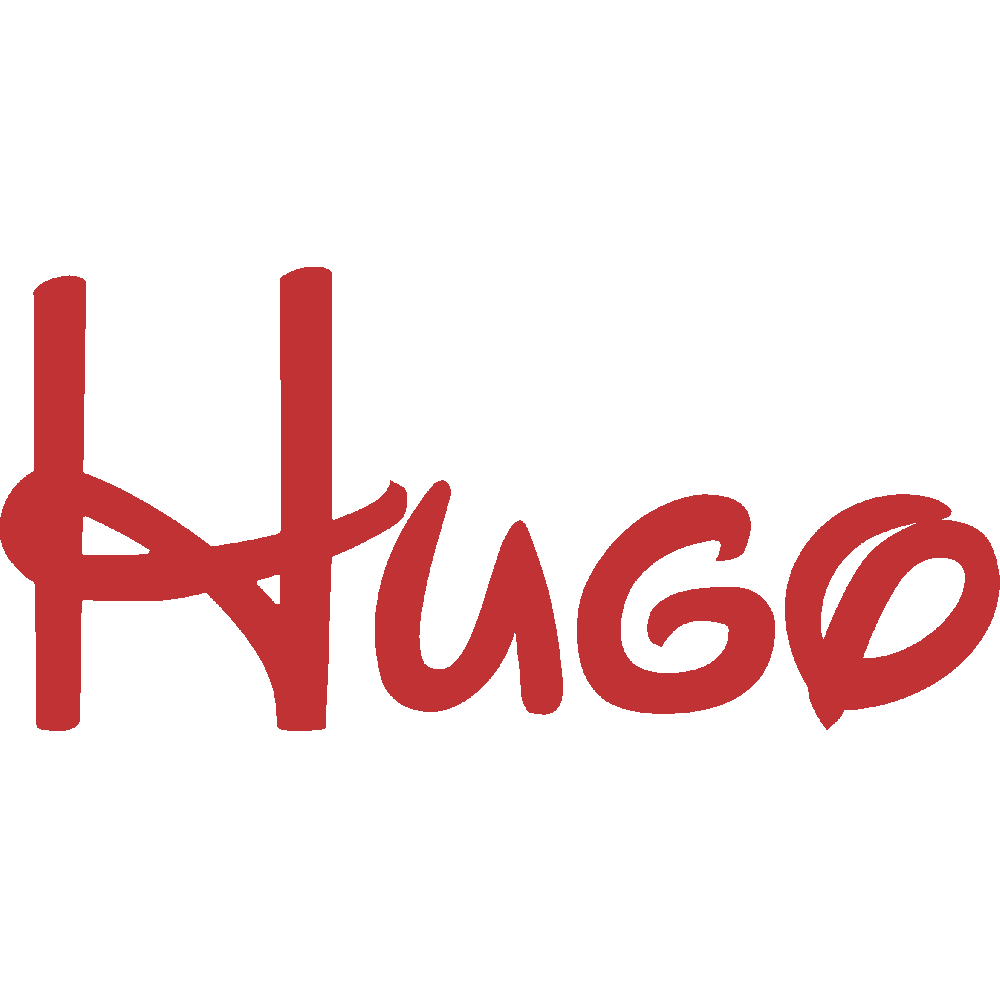 Muur sticker: aanpassing van Hugo Disney