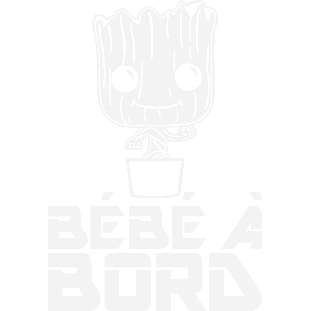 Wall sticker: customization of Bb  bord - Groot