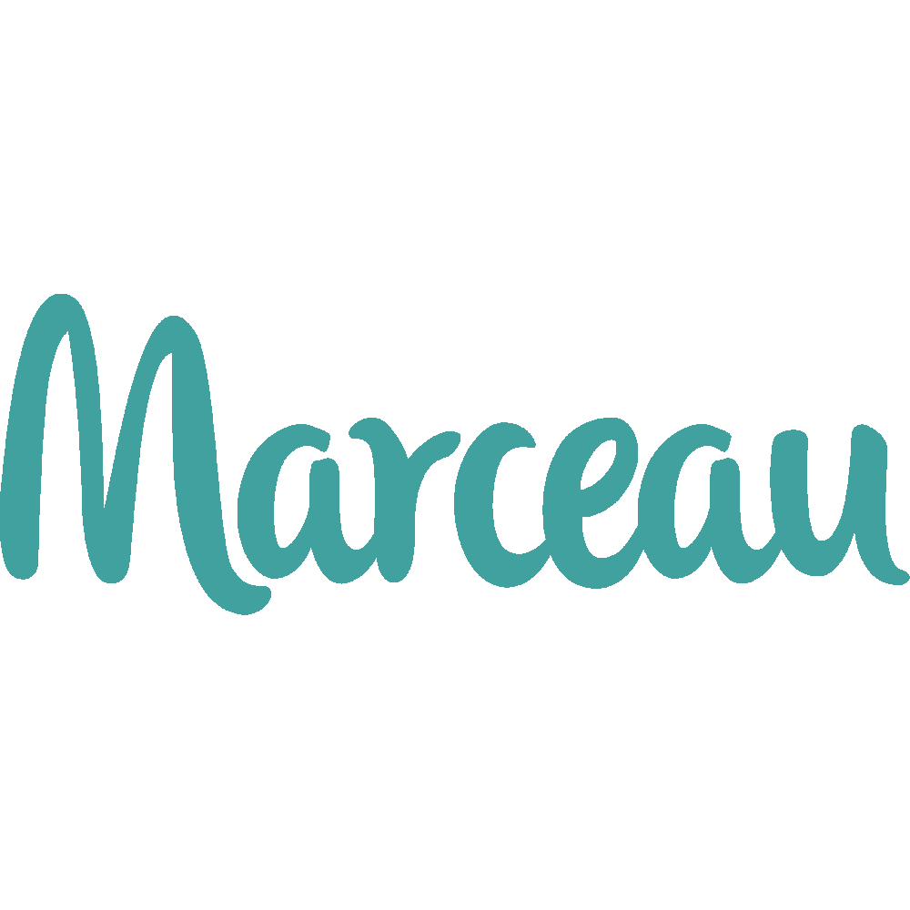Muur sticker: aanpassing van Marceau Brush