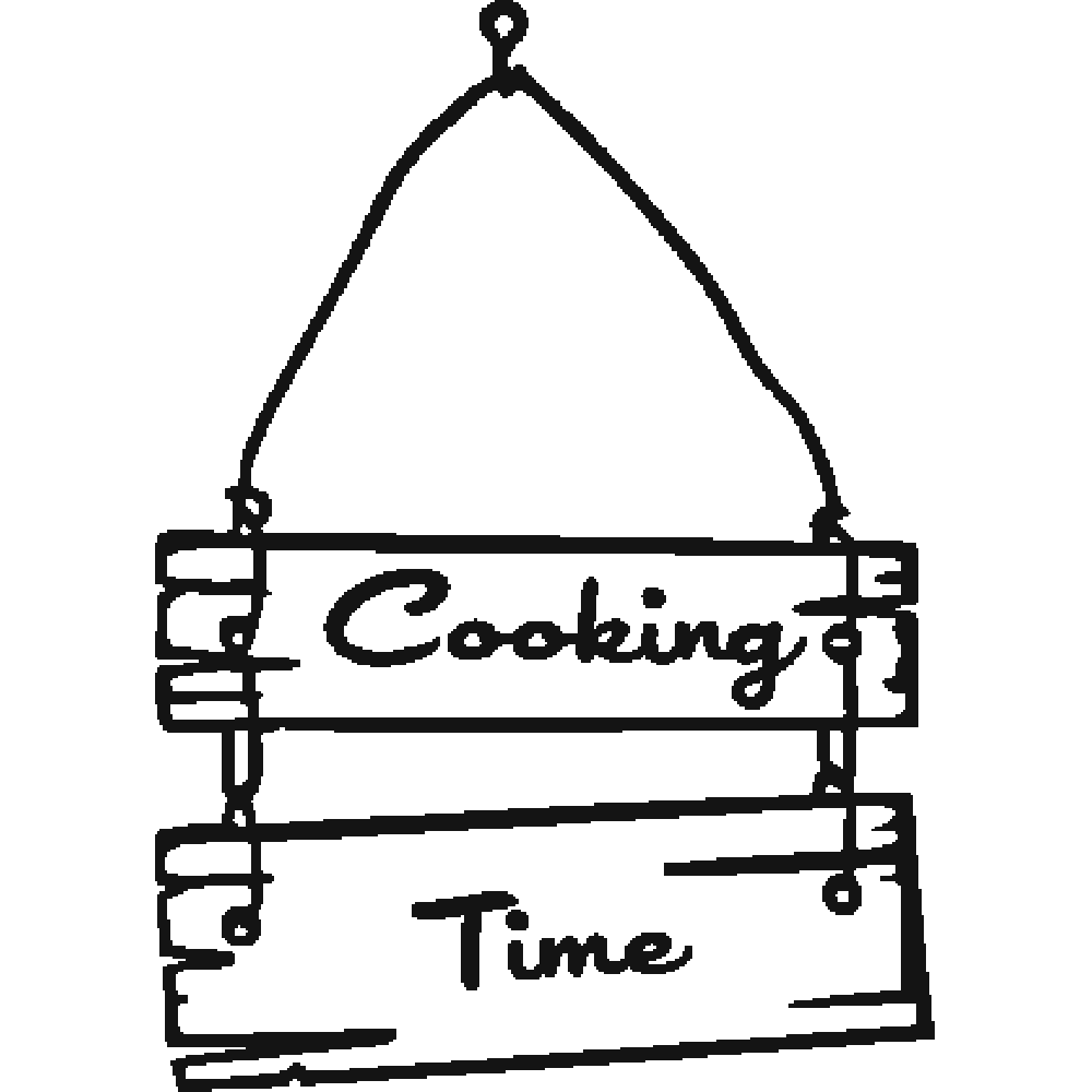 Sticker mural: personnalisation de Cooking Time