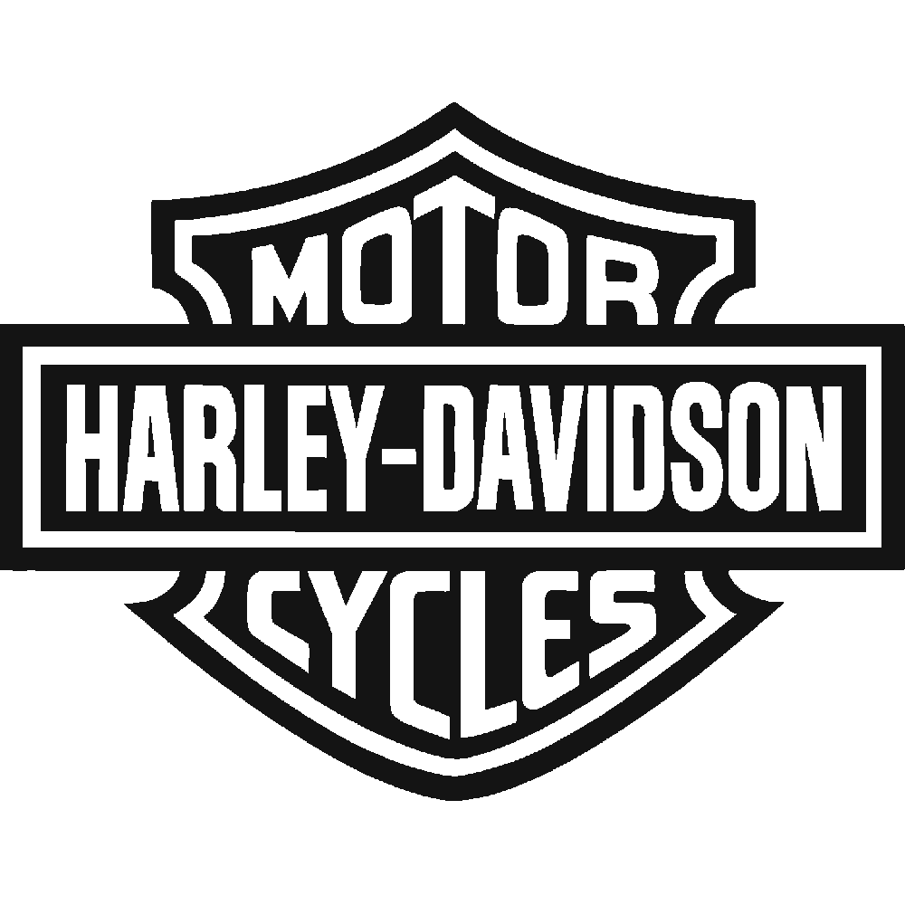 Muur sticker: aanpassing van Harley Davidson