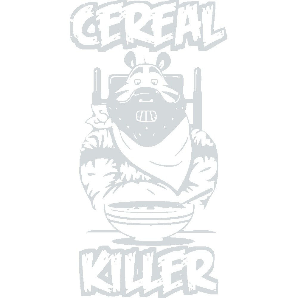 Customization of T-Shirt  Cereal Killer 