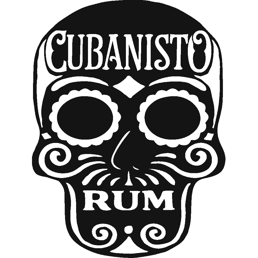 Muur sticker: aanpassing van Cubanisto Logo
