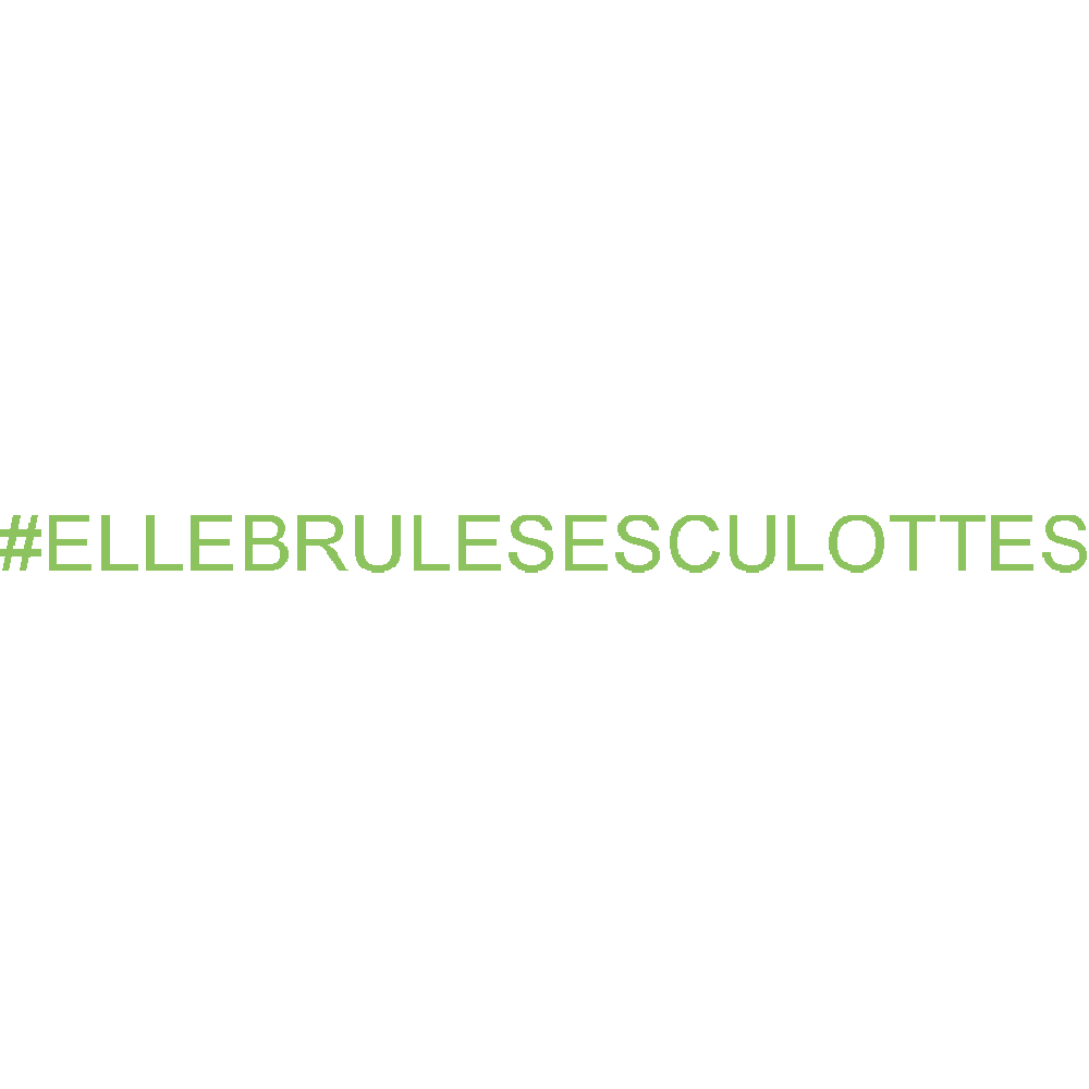 Personnalisation de T-Shirt  #ElleBruleSesCulottes 
