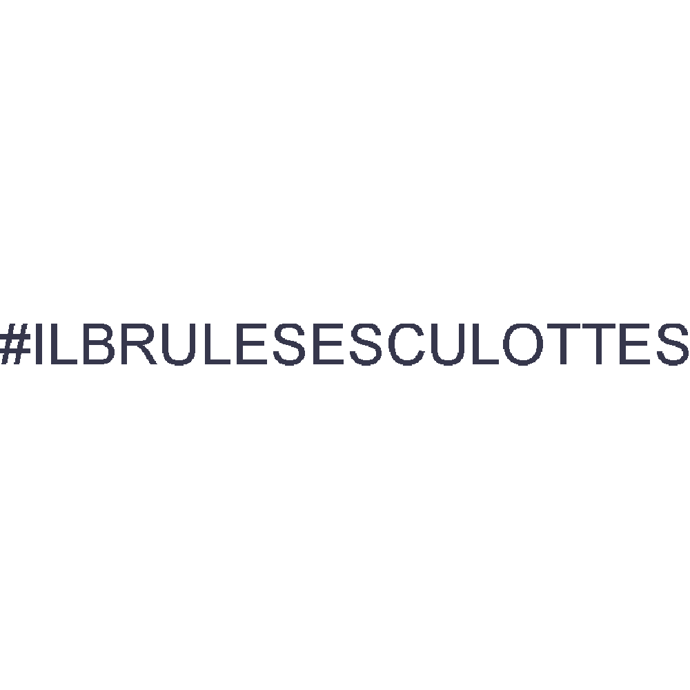 Personnalisation de T-Shirt  #IlBruleSesCulottes 