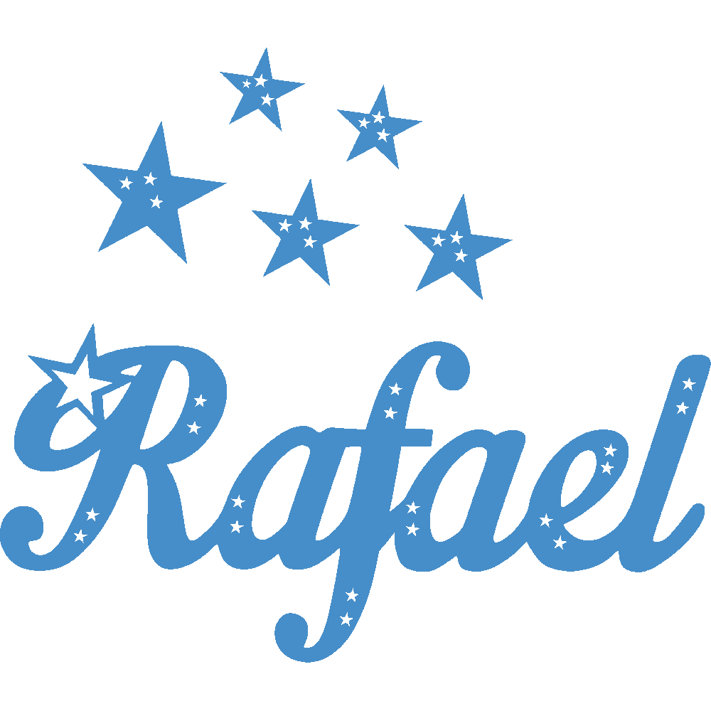 Muur sticker: aanpassing van Rafal Etoiles