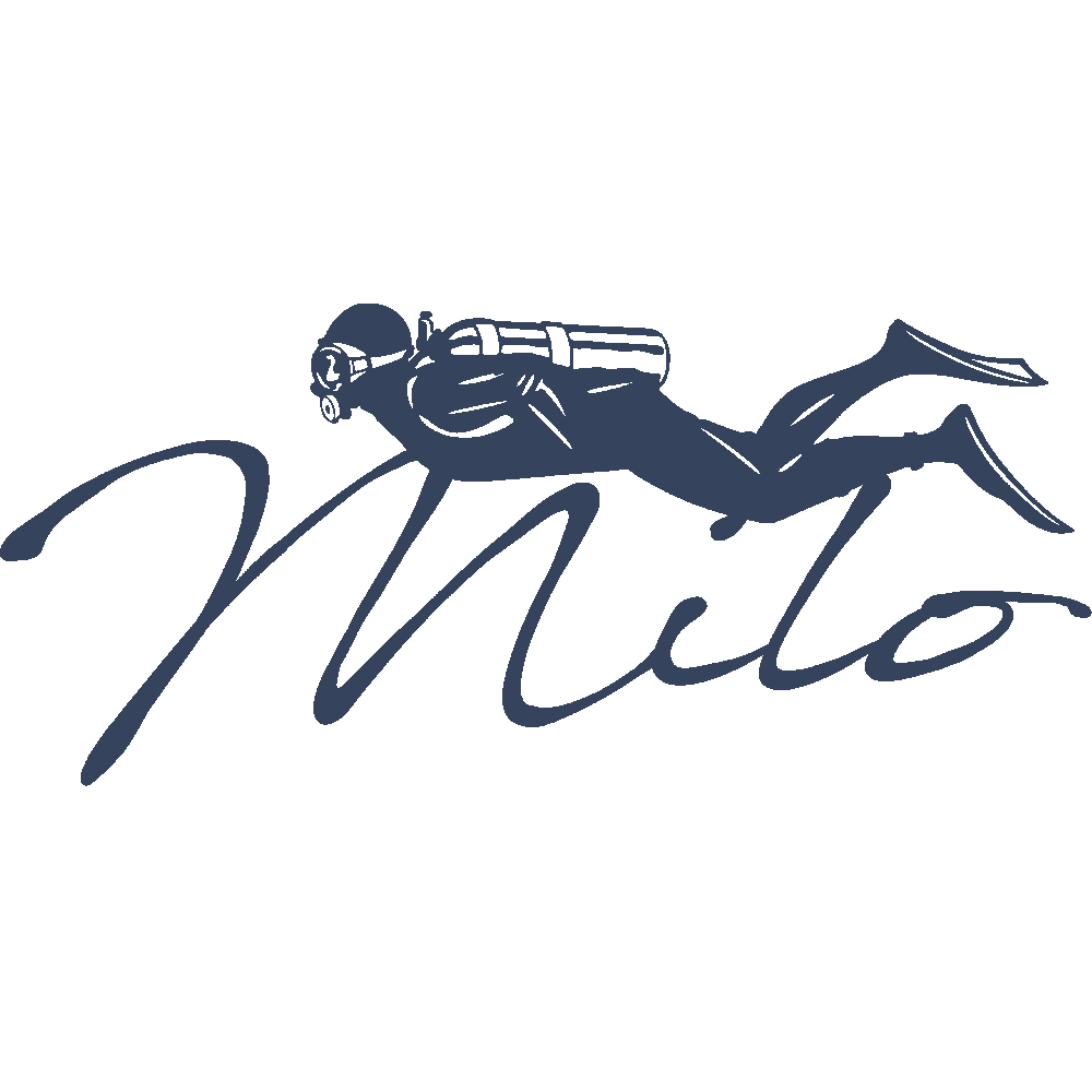Muur sticker: aanpassing van Milo plongeur