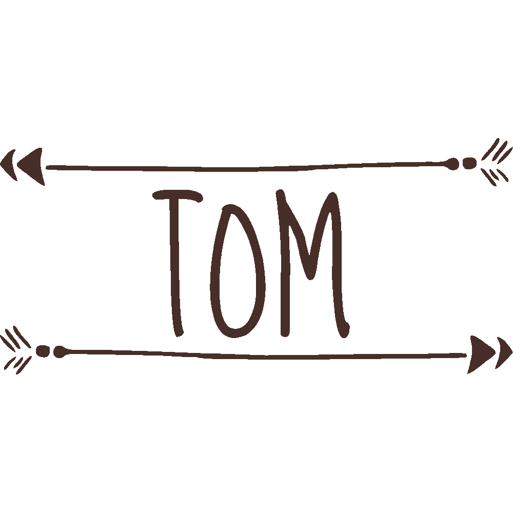 Muur sticker: aanpassing van Tom Flches