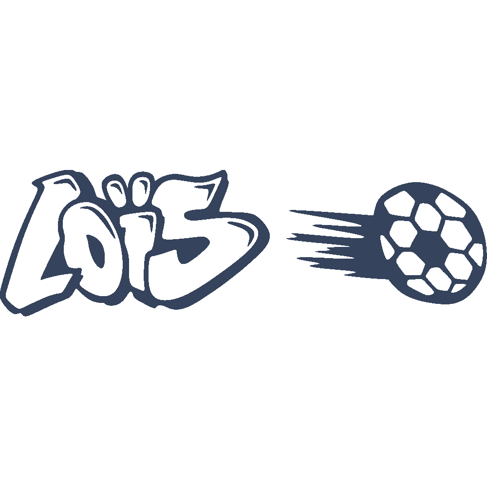 Wall sticker: customization of Los Graffiti Football