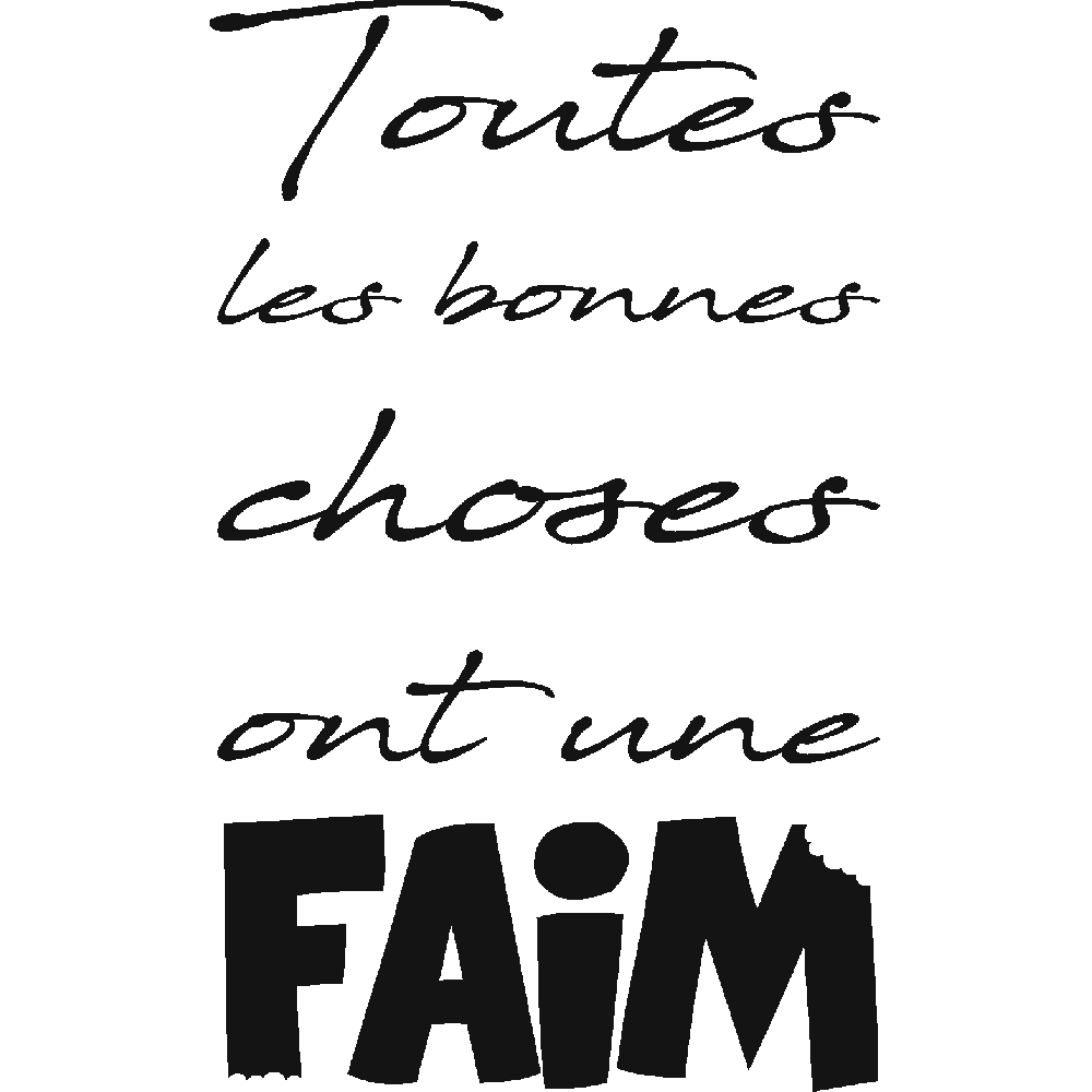 Customization of Bonnes choses - Faim