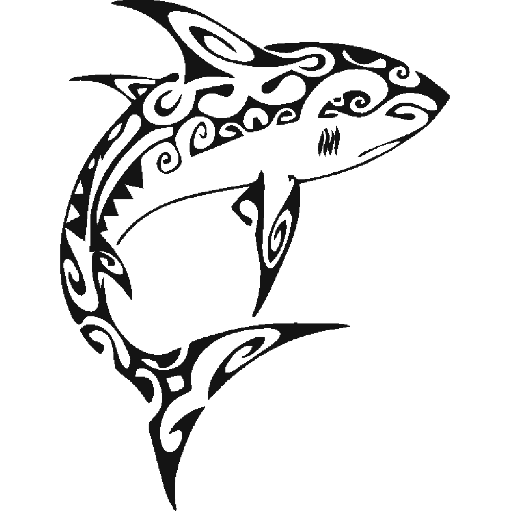 Personnalisation de Requin Maori