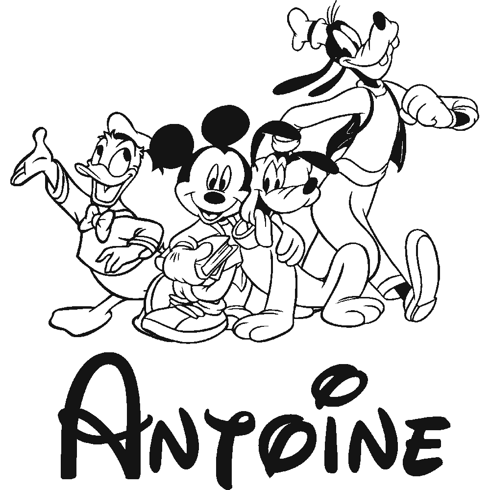 Customization of Antoine Bande  Mickey
