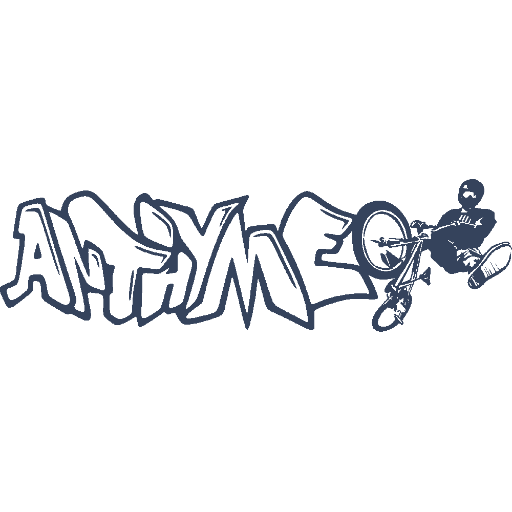 Aanpassing van Anthyme Graffiti BMX