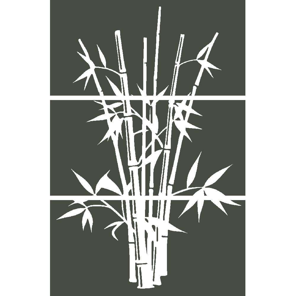 Muur sticker: aanpassing van Bambou Cadres