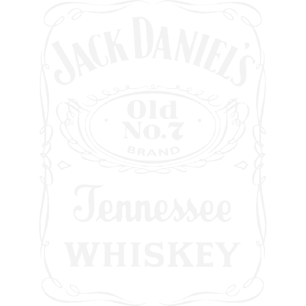 Muur sticker: aanpassing van Jack Daniel's Texte