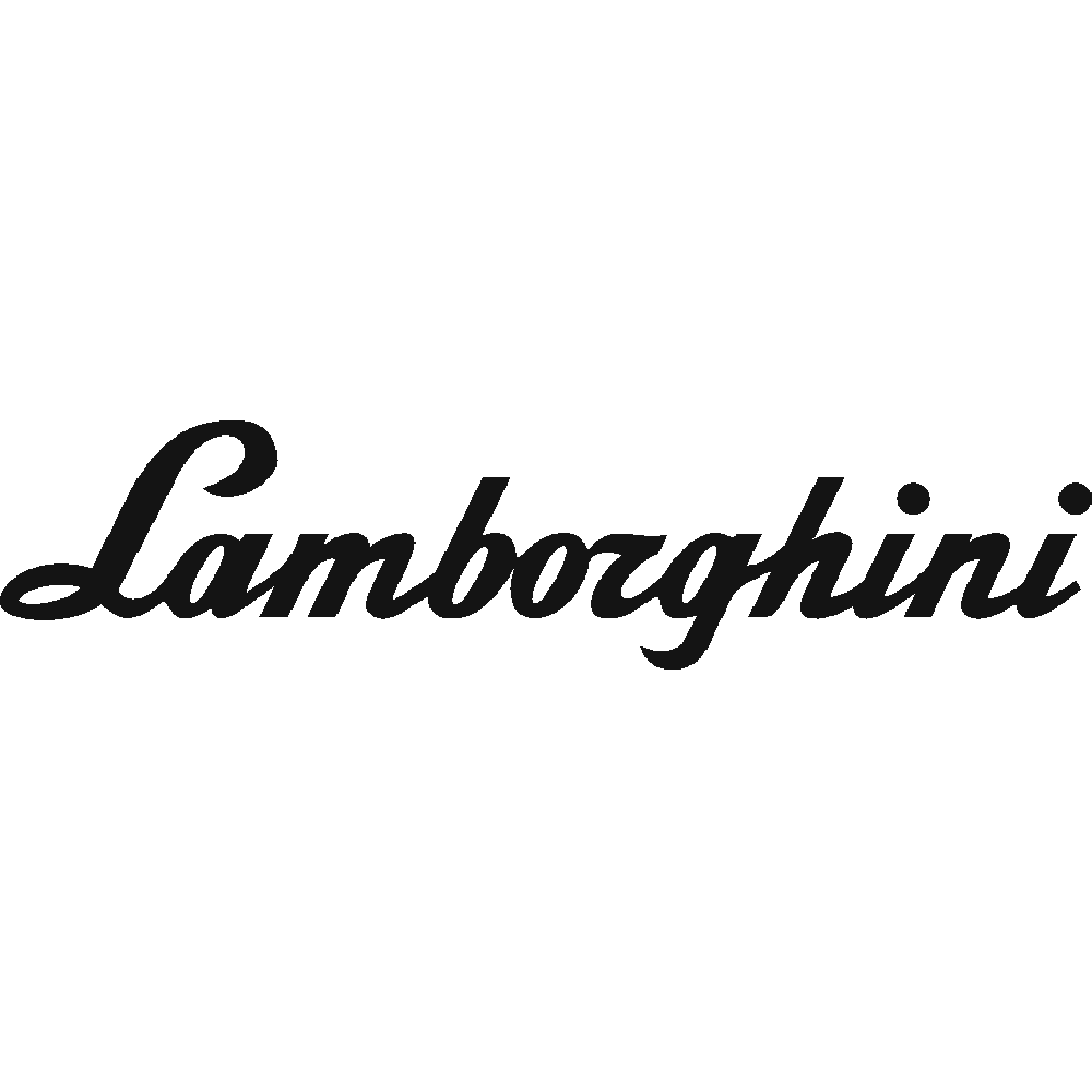 Personnalisation de Lamborghini Texte