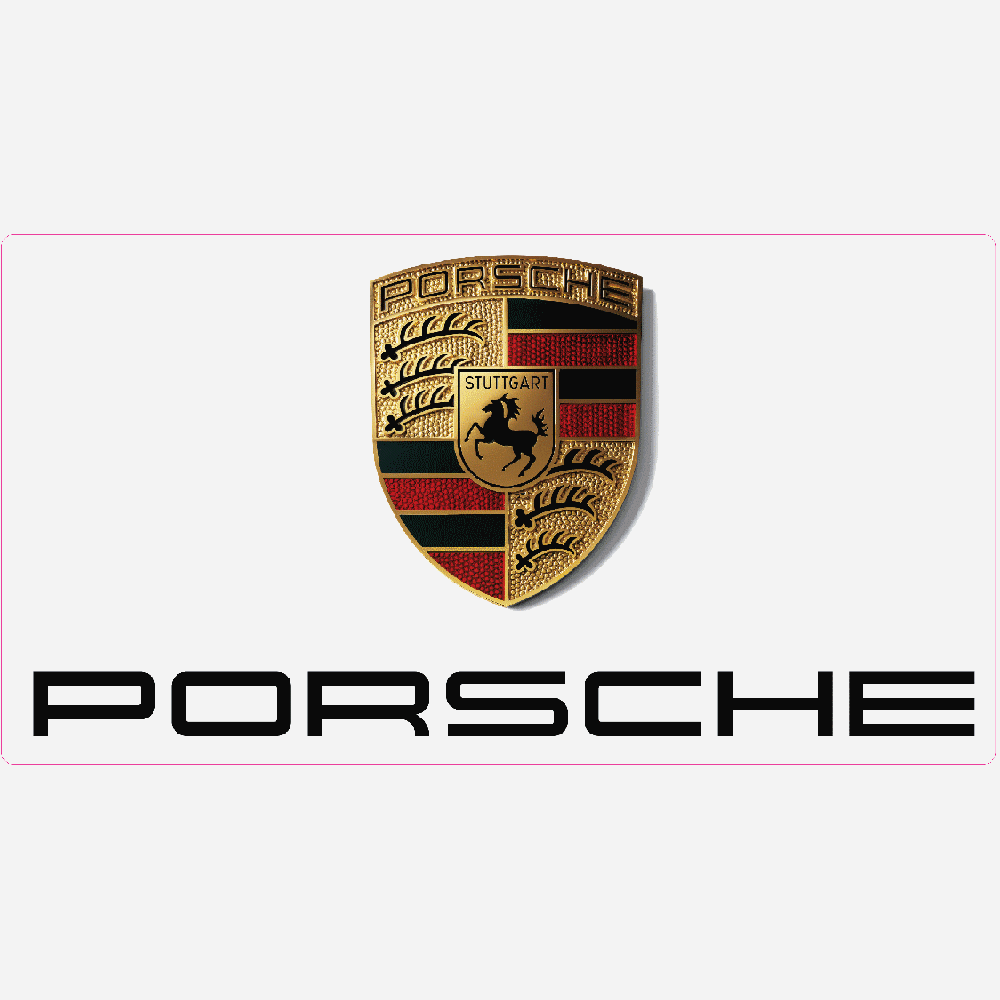 Aanpassing van Porsche Logo imprim