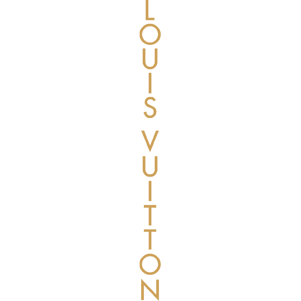 Aanpassing van Louis Vuitton Texte Vertical