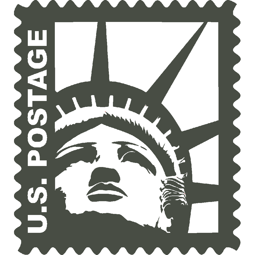 Wall sticker: customization of US Postage