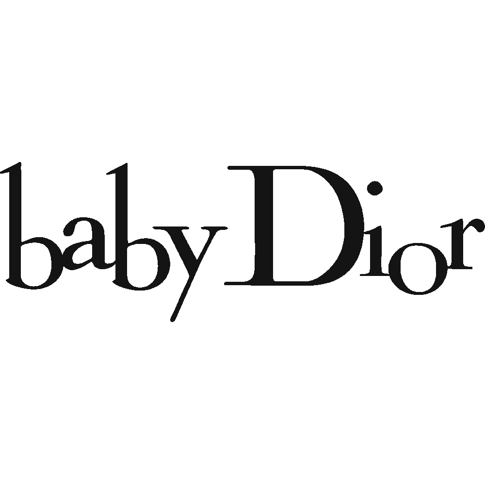 Aanpassing van Baby Dior Logo