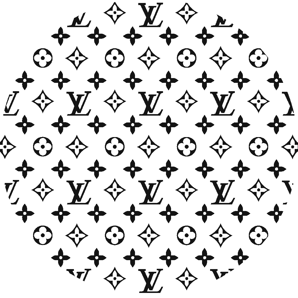 Aanpassing van Louis Vuitton Pattern circle