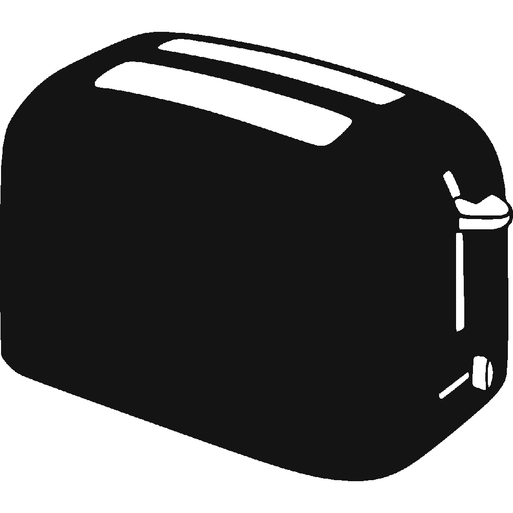 Muur sticker: aanpassing van Toaster