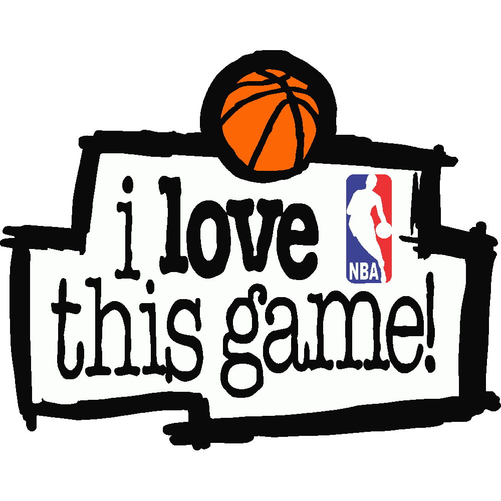 Customization of I Love This Game NBA Imprim