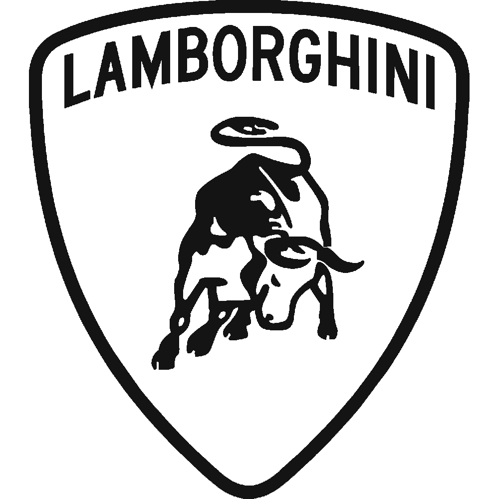 Aanpassing van Lamborghini Logo Simple