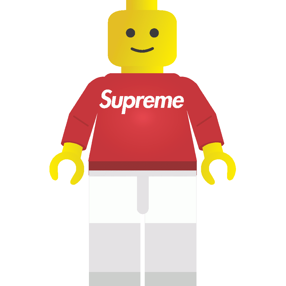Customization of Supreme Legoman 01 - Imprim