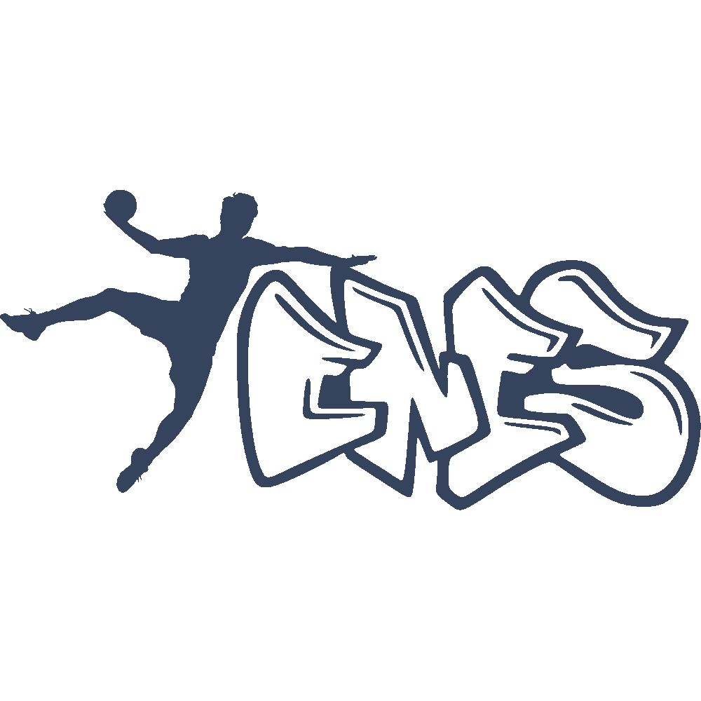 Aanpassing van Enes Graffiti Handball