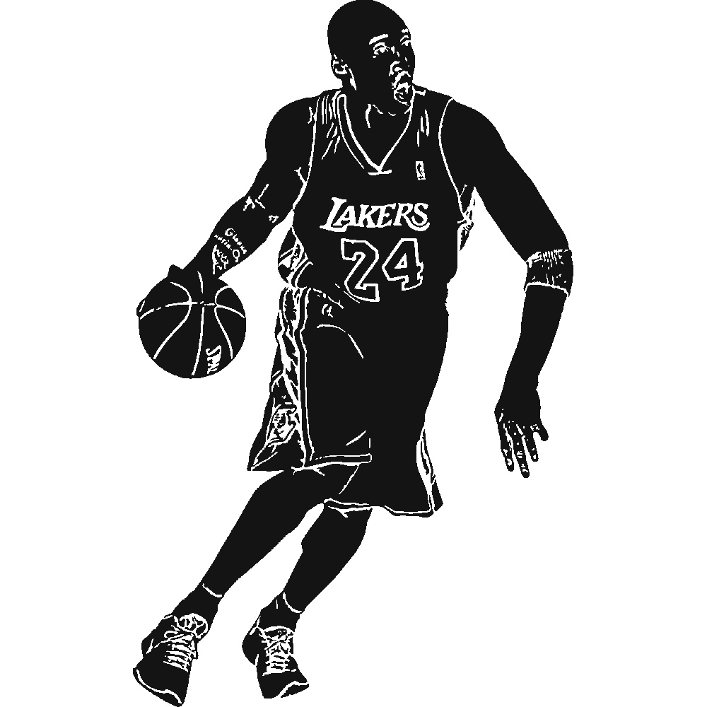 Wall sticker: customization of Kobe Bryant  Basketball