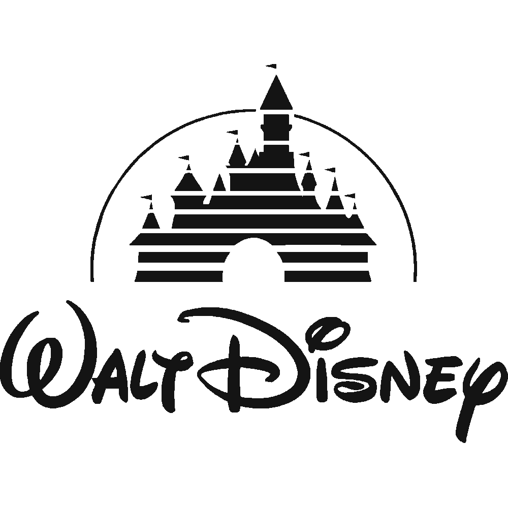 Muur sticker: aanpassing van Disney Logo 2