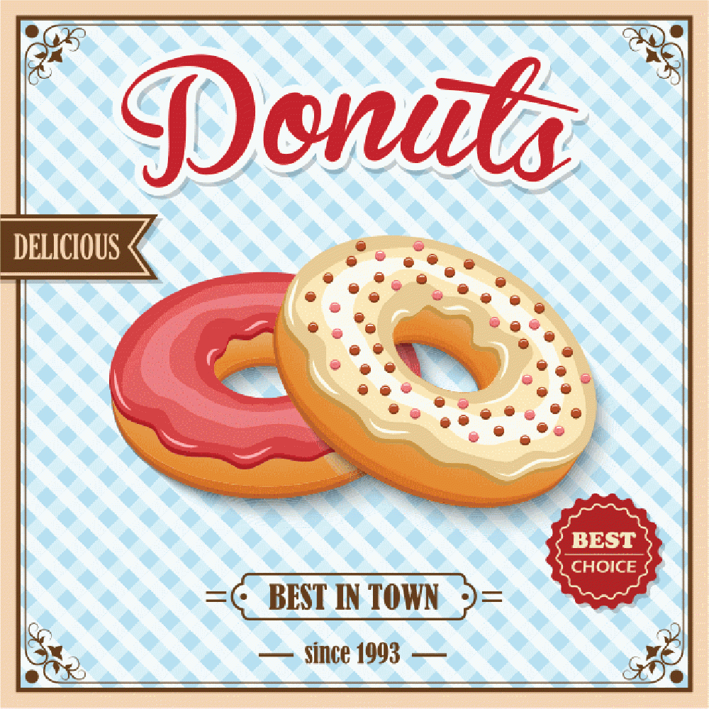 Personnalisation de Toile Donuts 02