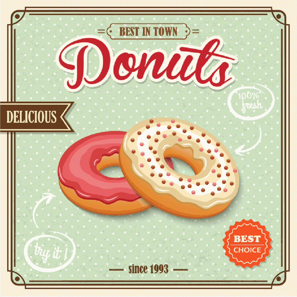 Personnalisation de Toile Donuts 03