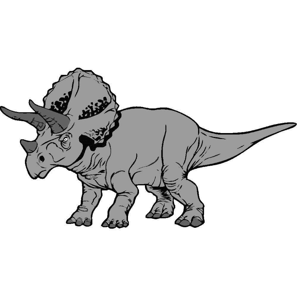 Personnalisation de Triceratops Imprimé
