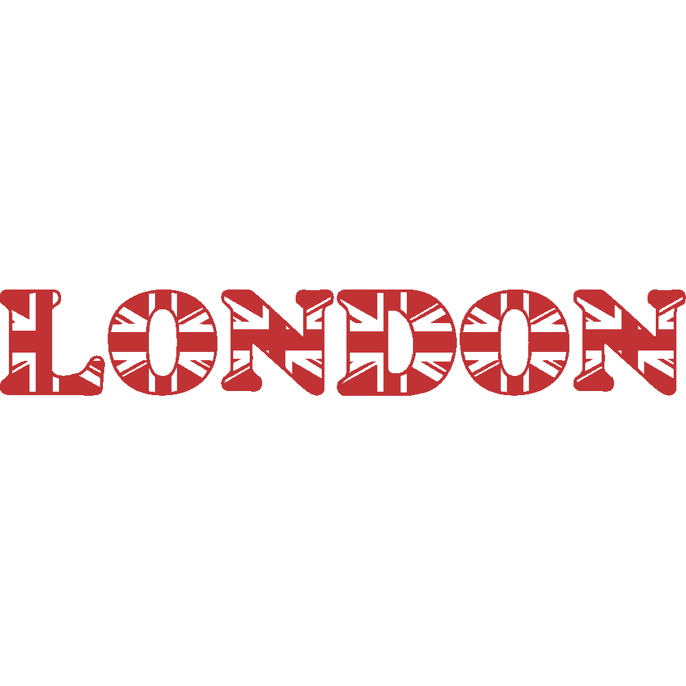 Muur sticker: aanpassing van London