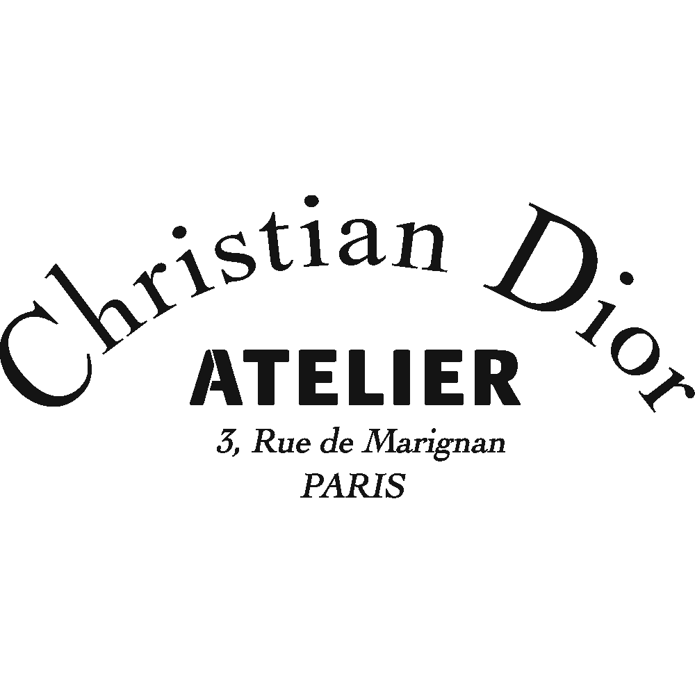 Customization of Christian Dior Atelier Logo