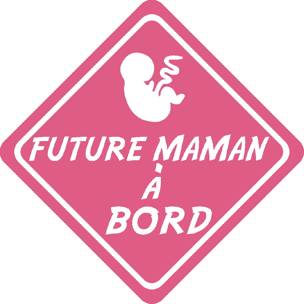 Sticker mural: personnalisation de Future Maman...