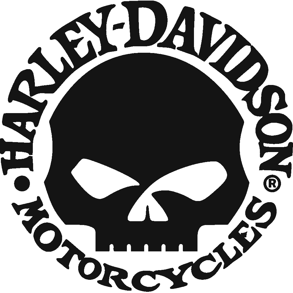 Aanpassing van Harley Davidson - Tte de mort