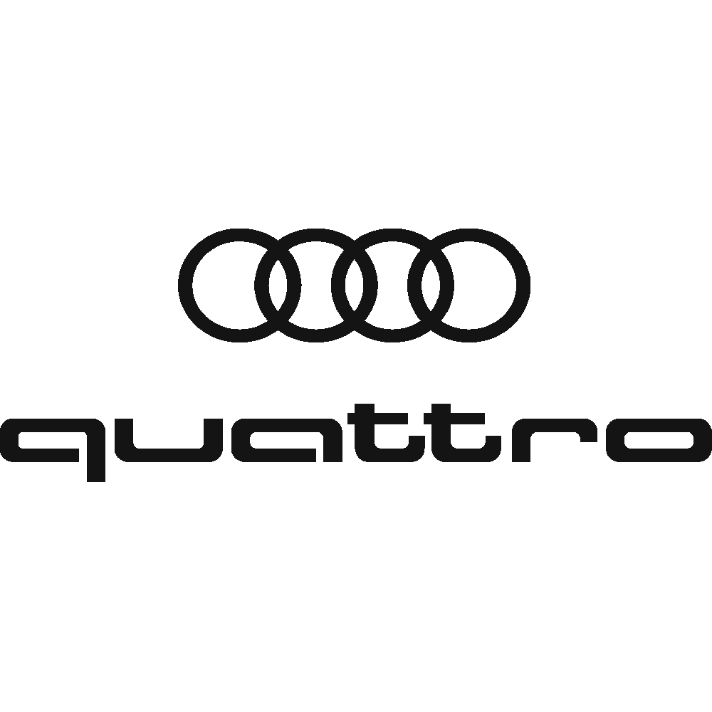 Aanpassing van Audi Quattro Logo