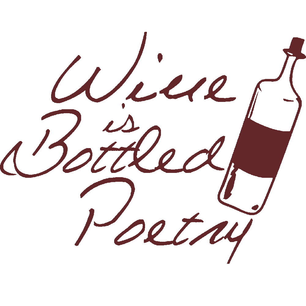 Muur sticker: aanpassing van Wine & Poetry