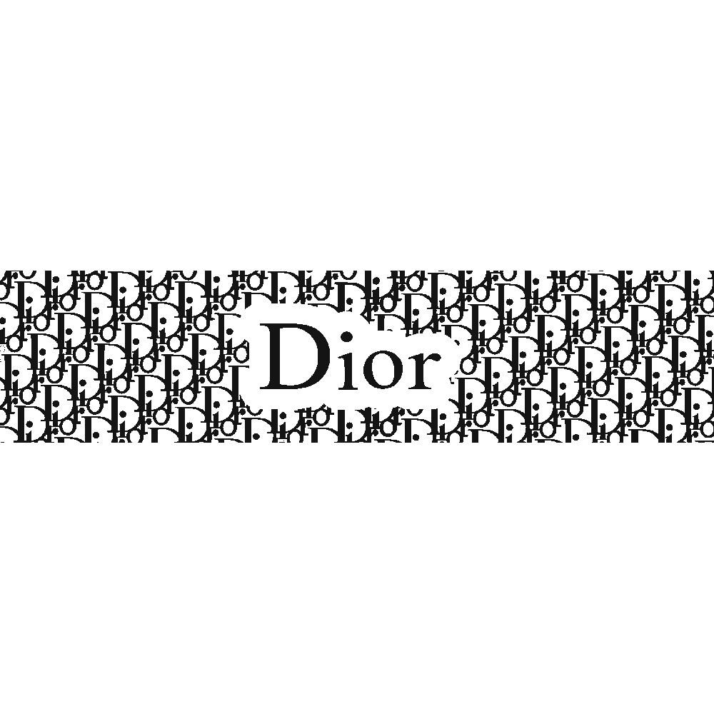 Customization of Dior Pattern Texte