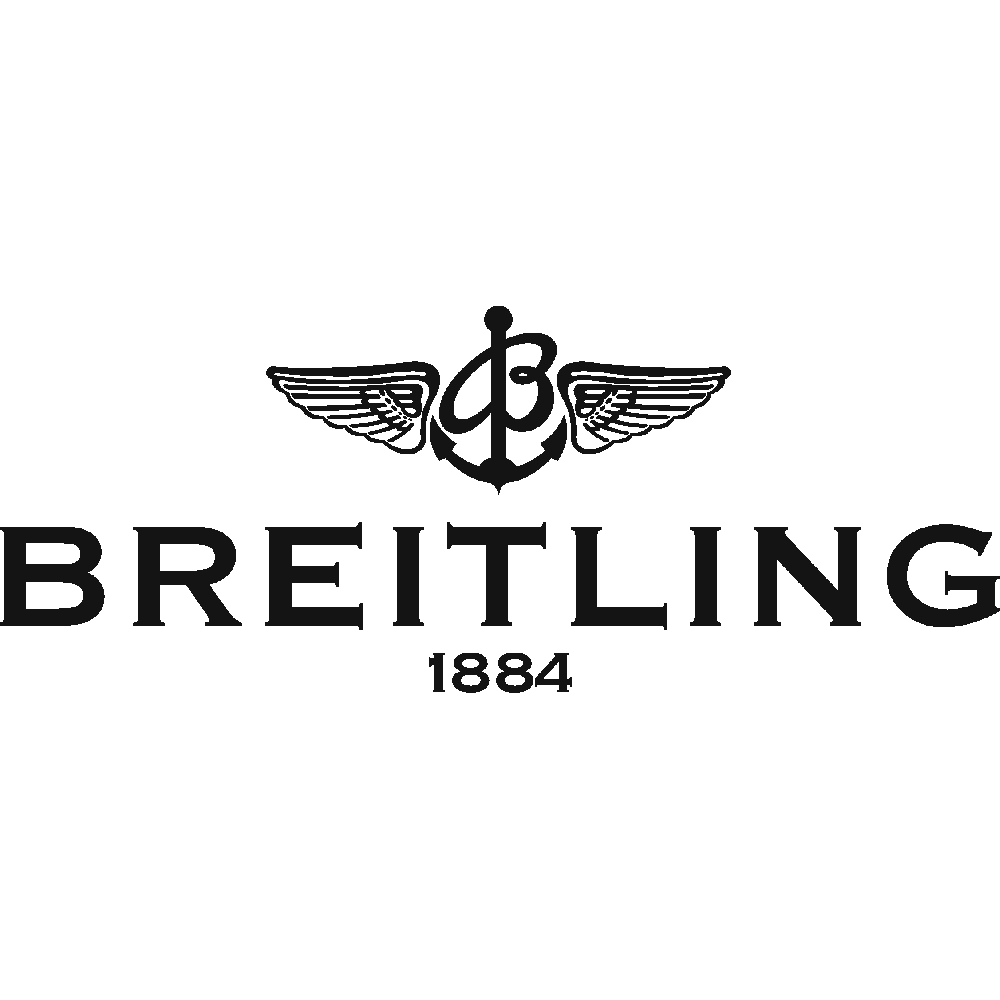 Muur sticker: aanpassing van Breitling 1884 Logo